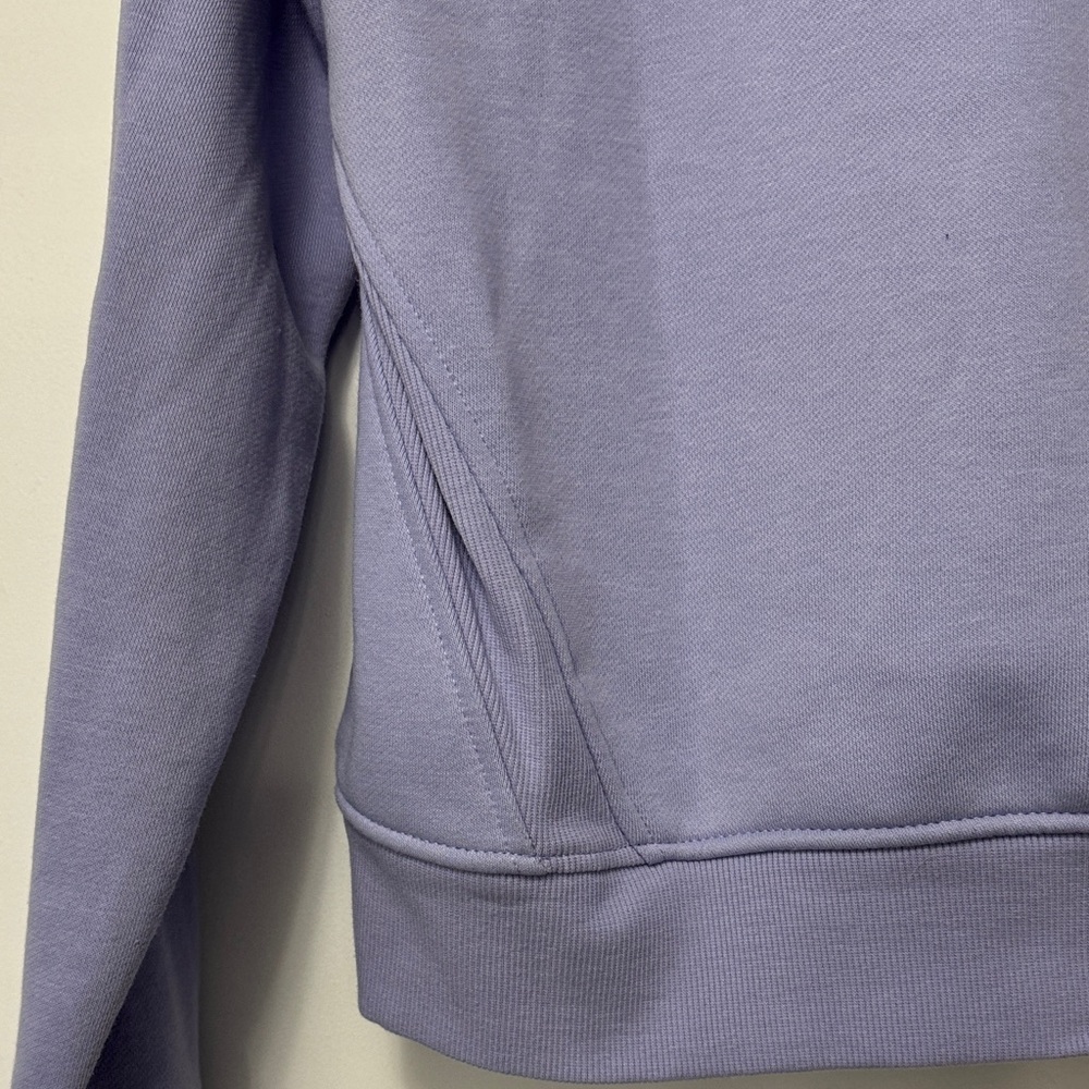 Danskin Women's Light Purple Short Hoodie Sweatershirt - Picture 6 of 6
